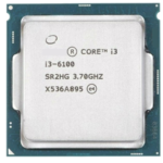 Intel Core i3-6100 6th Generation 3.7 GHz LGA 1151 Socket 2 Cores 4 Threads 3 MB Smart Cache Desktop Processor 1 Year Warranty