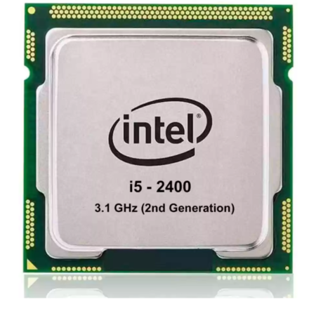 Intel Core I5 2400 Processor 3.1 GHz Up to 3.4 GHz LGA 1155 Socket 4 Cores 4 Threads 6 MB Smart Cache Desktop Processor 1 Year Warranty