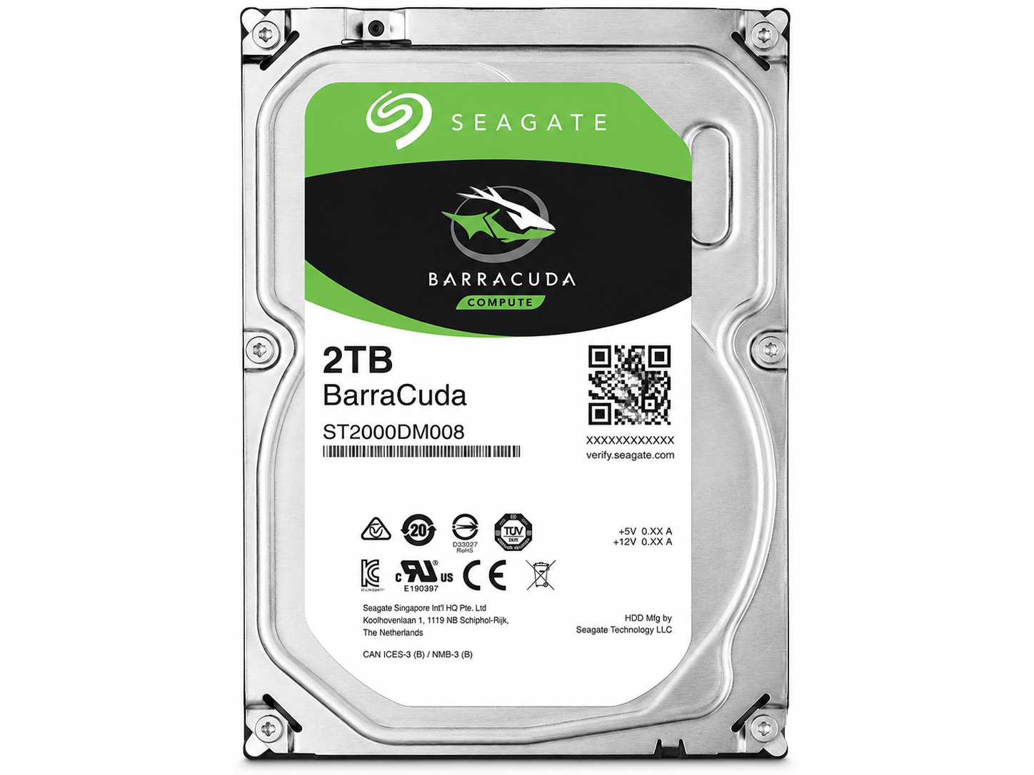 2 TB 3.5" Desktop Hard disk Refurbished